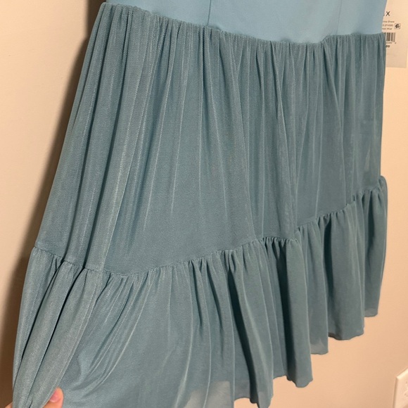 NWT Dusty Blue Blogilates Tulle Athletic Dress - Picture 3 of 7